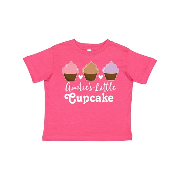 Inktastic Auntie Little Cupcake Niece Girls Toddler T-Shirt