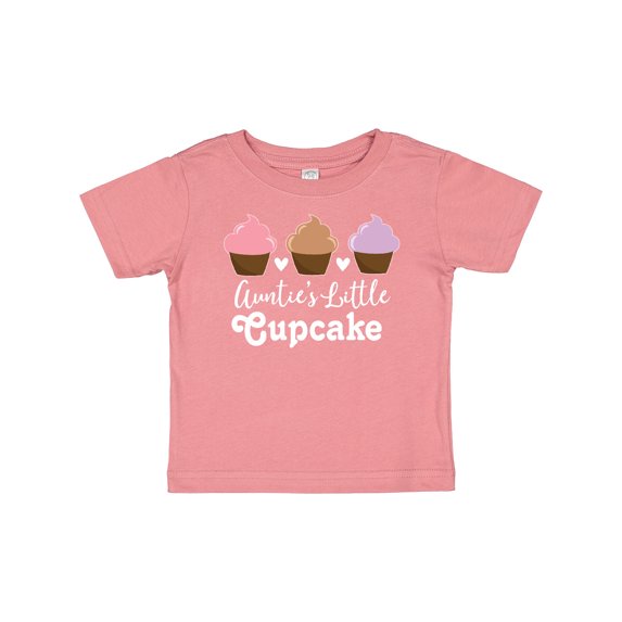 Inktastic Auntie Little Cupcake Niece Girls Baby T-Shirt