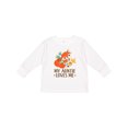 thumbnail image 1 of Inktastic Auntie Loves Me Woodland Fox Gift Boys or Girls Long Sleeve Toddler T-Shirt, 1 of 5