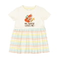thumbnail image 1 of Inktastic Auntie Loves Me Woodland Fox Girls Baby Dress, 1 of 5