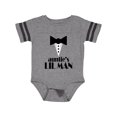 thumbnail image 1 of Inktastic Auntie's Lil Man Boys Baby Bodysuit, 1 of 4