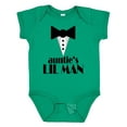 thumbnail image 1 of Inktastic Auntie's Lil Man Boys Baby Bodysuit, 1 of 5