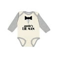 thumbnail image 1 of Inktastic Auntie's Lil Man Boys Long Sleeve Baby Bodysuit, 1 of 5