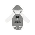 thumbnail image 1 of Inktastic Auntie's Lil Man Boys Long Sleeve Baby Bodysuit, 1 of 5