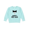 thumbnail image 1 of Inktastic Auntie's Lil Man Toddler Sweatshirt, 1 of 4