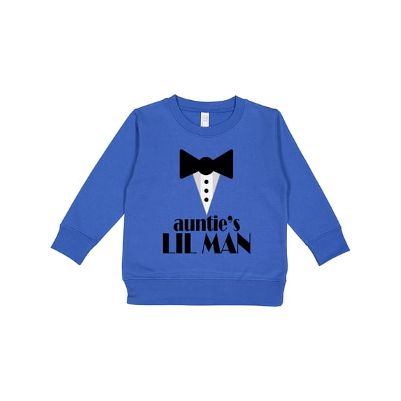 Inktastic Auntie's Lil Man Toddler Sweatshirt