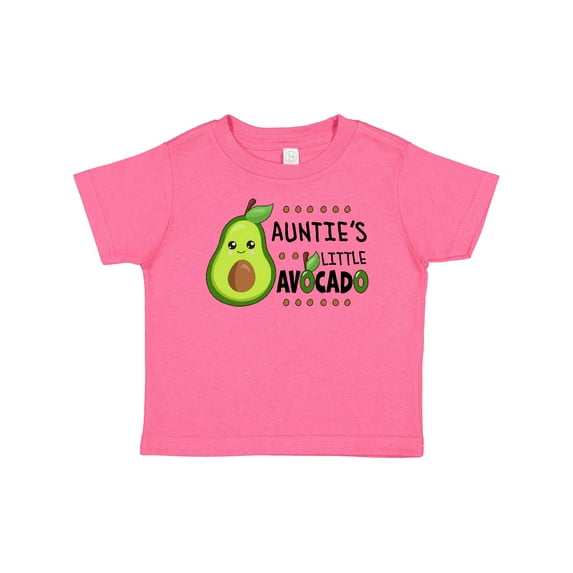 Inktastic Auntie's Little Avocado with Cute Baby Avocado Boys or Girls Baby T-Shirt