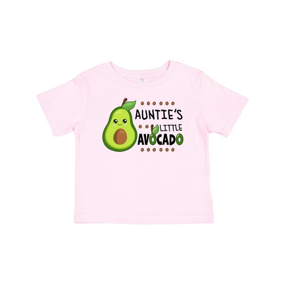 Inktastic Auntie's Little Avocado with Cute Baby Avocado Boys or Girls Baby T-Shirt