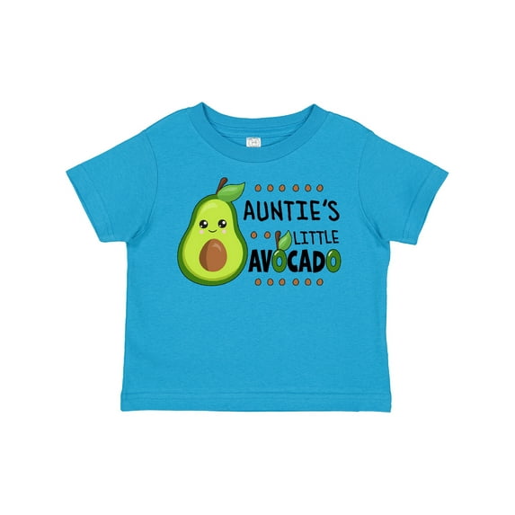 Inktastic Auntie's Little Avocado with Cute Baby Avocado Boys or Girls Toddler T-Shirt
