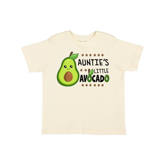 Inktastic Auntie's Little Avocado with Cute Baby Avocado Boys or Girls Toddler T-Shirt