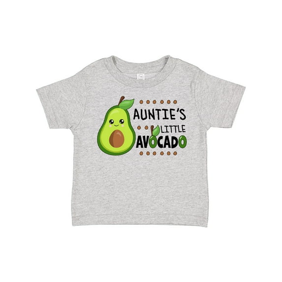 Inktastic Auntie's Little Avocado with Cute Baby Avocado Boys or Girls Toddler T-Shirt