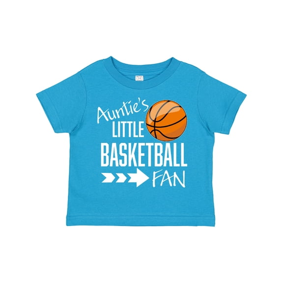 Inktastic Auntie's Little Basketball Fan Boys or Girls Toddler T-Shirt