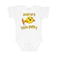 thumbnail image 1 of Inktastic Auntie's Little Guppy Cute Yellow Fish Boys or Girls Baby Bodysuit, 1 of 5
