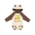 thumbnail image 1 of Inktastic Auntie's Little Guppy- cute yellow fish Boys or Girls Long Sleeve Baby Bodysuit, 1 of 5