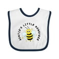 thumbnail image 1 of Inktastic Auntie's Little Honeybee Boys or Girls Baby Bib, 1 of 4