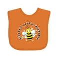 thumbnail image 1 of Inktastic Auntie's Little Honeybee Boys or Girls Baby Bib, 1 of 4