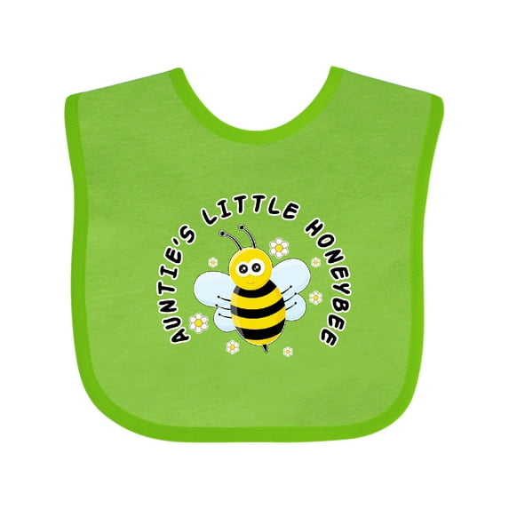 Inktastic Auntie's Little Honeybee Boys or Girls Baby Bib