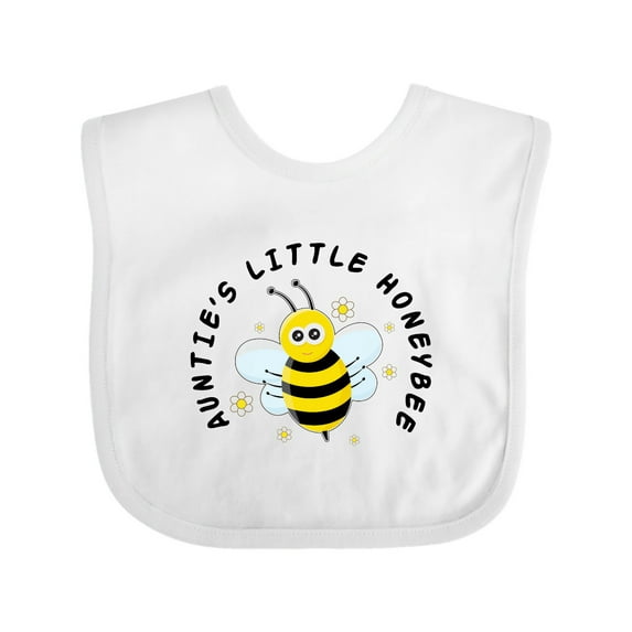 Inktastic Auntie's Little Honeybee Boys or Girls Baby Bib