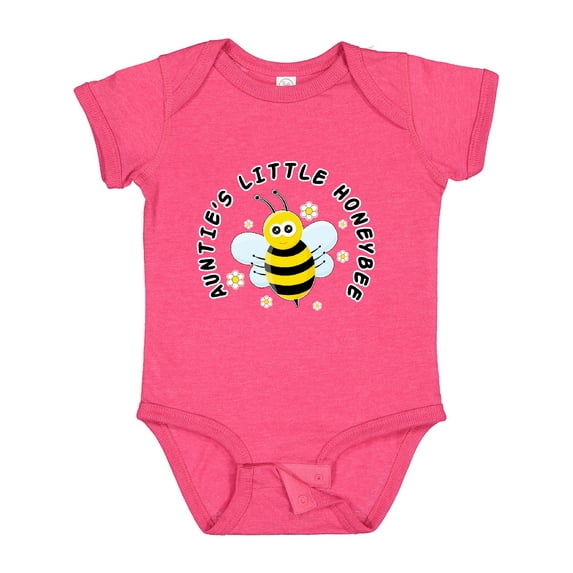 Inktastic Auntie's Little Honeybee Boys or Girls Baby Bodysuit