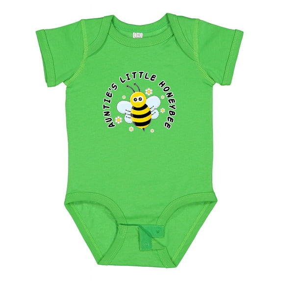 Inktastic Auntie's Little Honeybee Boys or Girls Baby Bodysuit