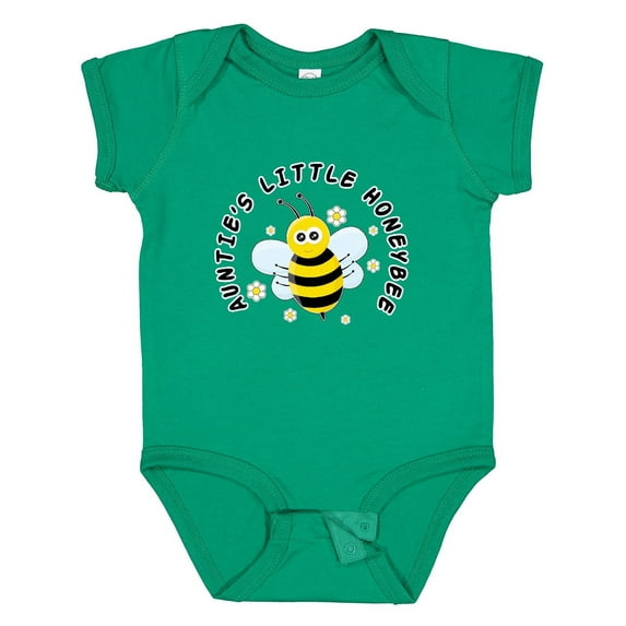 Inktastic Auntie's Little Honeybee Boys or Girls Baby Bodysuit