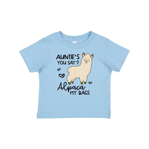 Inktastic Auntie's You Say Alpaca My Bags Boys or Girls Baby T-Shirt
