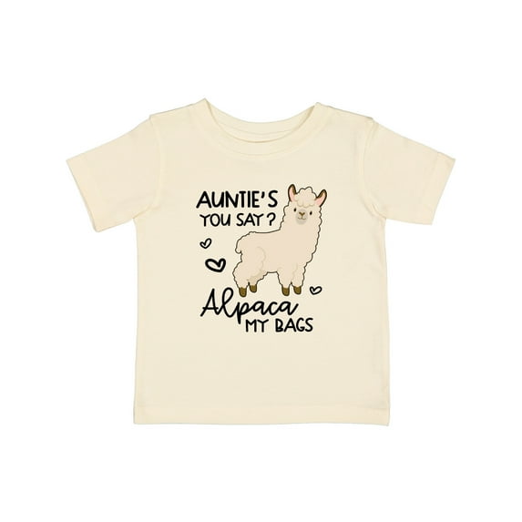 Inktastic Auntie's You Say Alpaca My Bags Boys or Girls Baby T-Shirt
