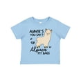 thumbnail image 1 of Inktastic Auntie's You Say Alpaca My Bags Boys or Girls Toddler T-Shirt, 1 of 5