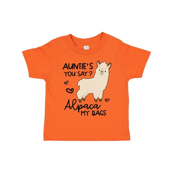 Inktastic Auntie's You Say Alpaca My Bags Boys or Girls Toddler T-Shirt