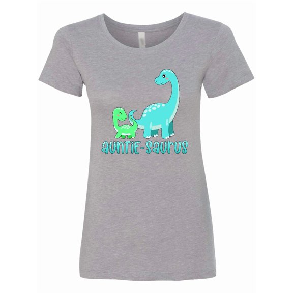 Inktastic Auntie-saurus Cute Brontosaurus Family Women's T-Shirt
