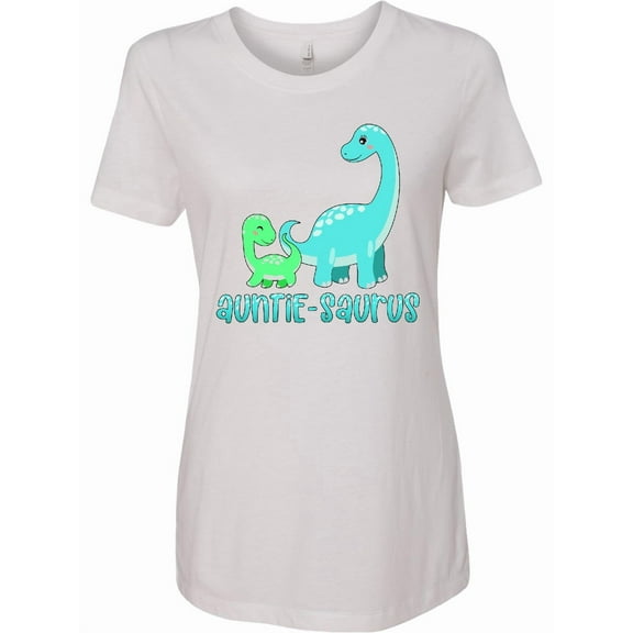 Inktastic Auntie-saurus Cute Brontosaurus Family Women's T-Shirt