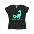 thumbnail image 1 of Inktastic Auntie-saurus Cute Brontosaurus Family Women's T-Shirt, 1 of 5