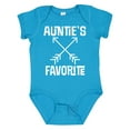 thumbnail image 1 of Inktastic Aunties Favorite Niece Nephew Boys or Girls Baby Bodysuit, 1 of 5