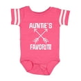 thumbnail image 1 of Inktastic Aunties Favorite Niece Nephew Boys or Girls Baby Bodysuit, 1 of 5