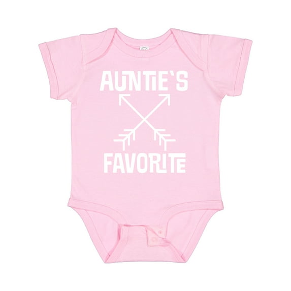 Inktastic Aunties Favorite Niece Nephew Boys or Girls Baby Bodysuit