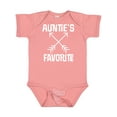 thumbnail image 1 of Inktastic Aunties Favorite Niece Nephew Boys or Girls Baby Bodysuit, 1 of 5