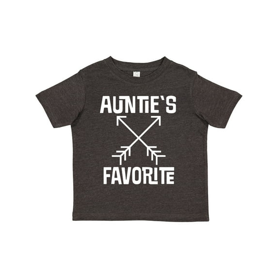 Inktastic Aunties Favorite Niece Nephew Boys or Girls Toddler T-Shirt