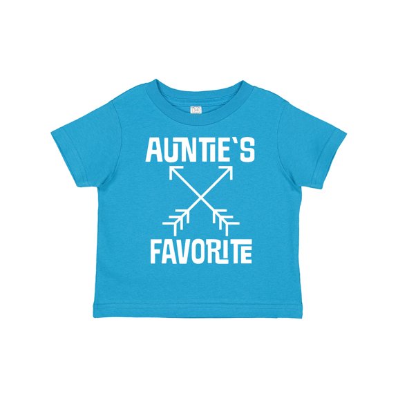 Inktastic Aunties Favorite Niece Nephew Boys or Girls Toddler T-Shirt