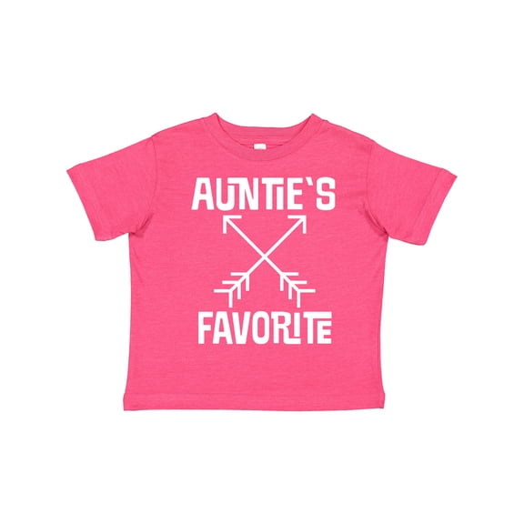 Inktastic Aunties Favorite Niece Nephew Boys or Girls Toddler T-Shirt