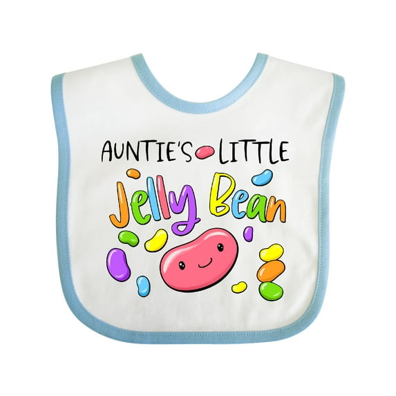 Inktastic Aunties Little Jellybean Cute Easter Candy Boys or Girls Baby Bib
