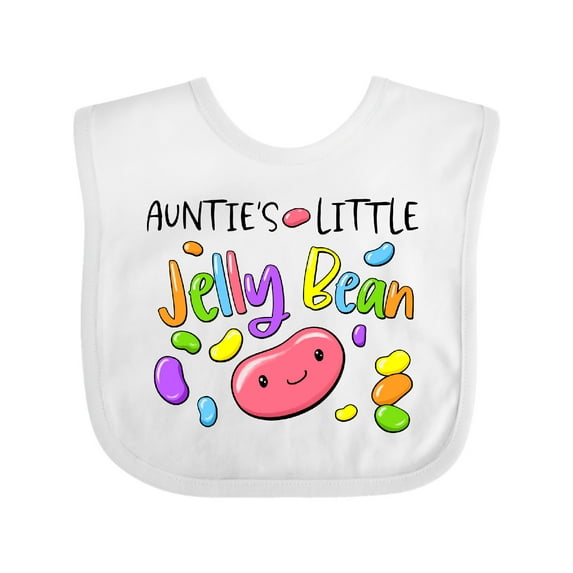 Inktastic Aunties Little Jellybean Cute Easter Candy Boys or Girls Baby Bib