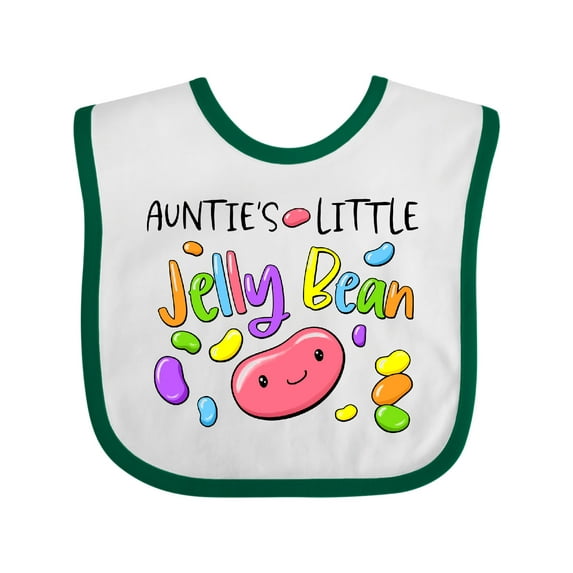 Inktastic Aunties Little Jellybean Cute Easter Candy Boys or Girls Baby Bib