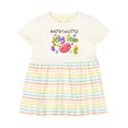 thumbnail image 1 of Inktastic Aunties Little Jellybean Cute Easter Candy Girls Baby Dress, 1 of 5