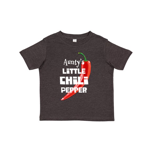 Inktastic Aunty's Little Chili Pepper Boys or Girls Toddler T-Shirt