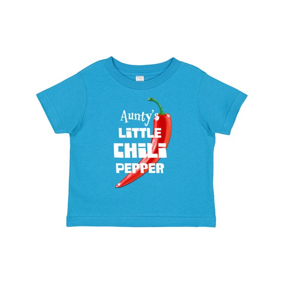 Inktastic Aunty's Little Chili Pepper Boys or Girls Toddler T-Shirt