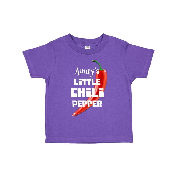 Inktastic Aunty's Little Chili Pepper Boys or Girls Toddler T-Shirt