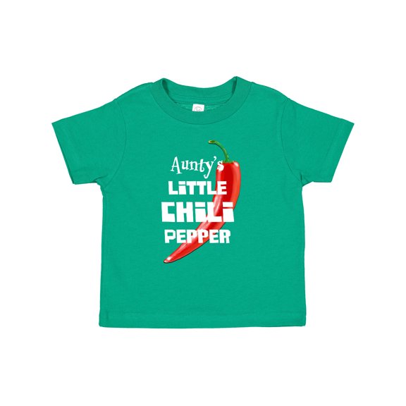 Inktastic Aunty's Little Chili Pepper Boys or Girls Toddler T-Shirt