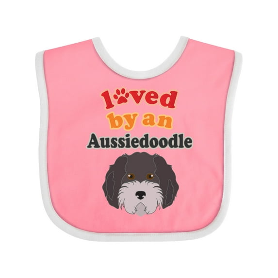 Inktastic Aussiedoodle Dog Boys or Girls Baby Bib