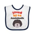 thumbnail image 1 of Inktastic Aussiedoodle Dog Boys or Girls Baby Bib, 1 of 4