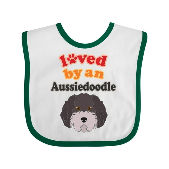 Inktastic Aussiedoodle Dog Boys or Girls Baby Bib
